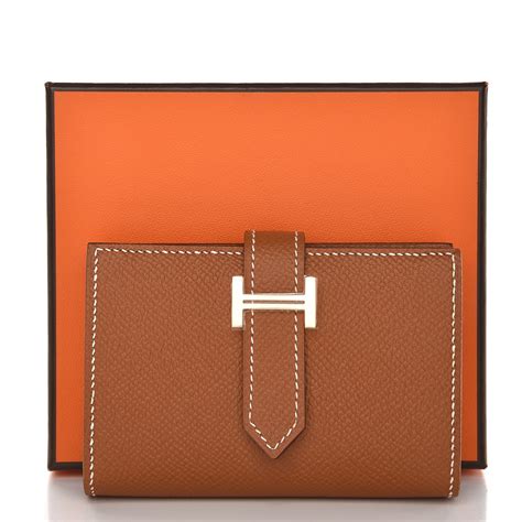 hermes bearm wallet|Hermes bearn wallet small.